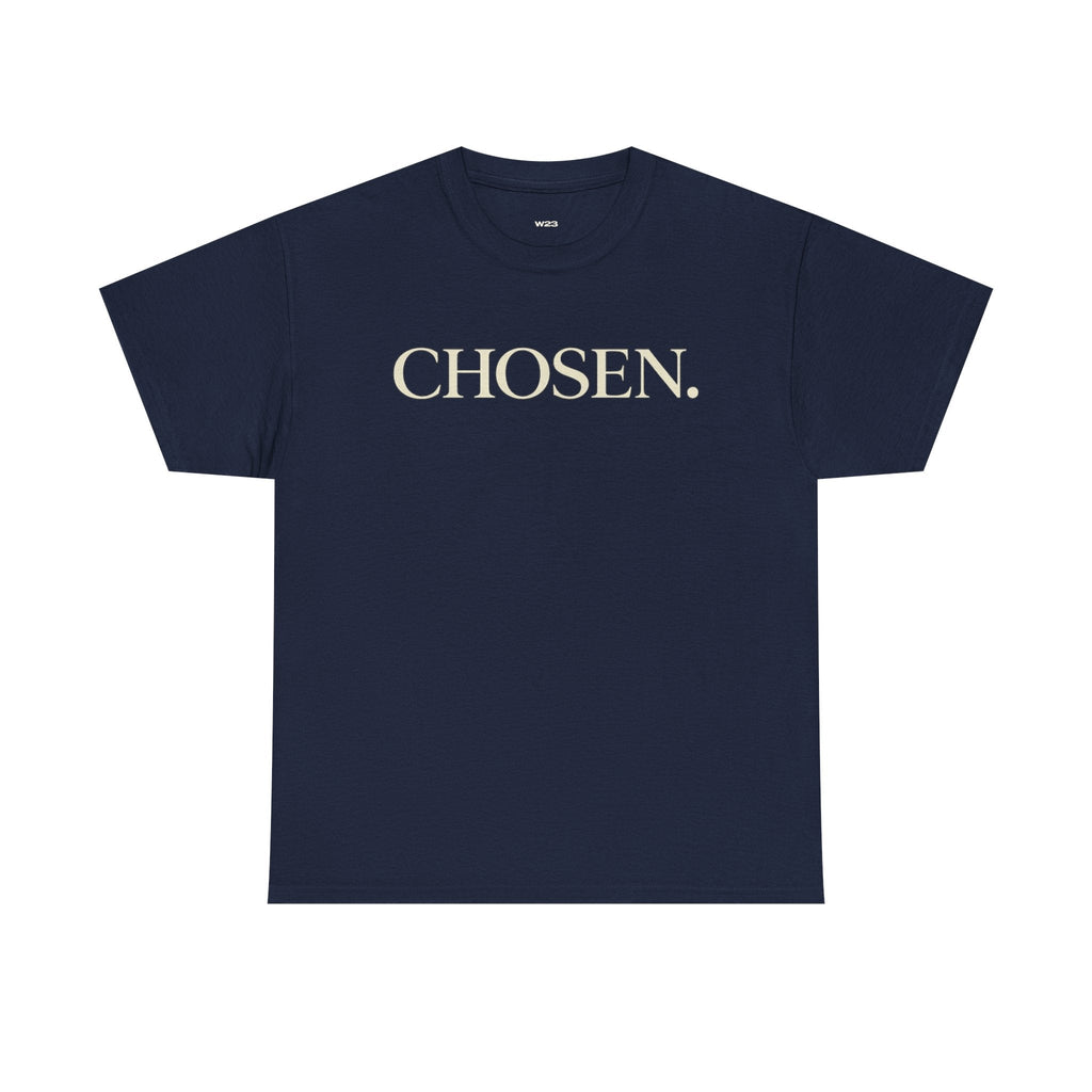 CHOSEN. Minimalist Faith Statement T-Shirt — Premium Christian Tee