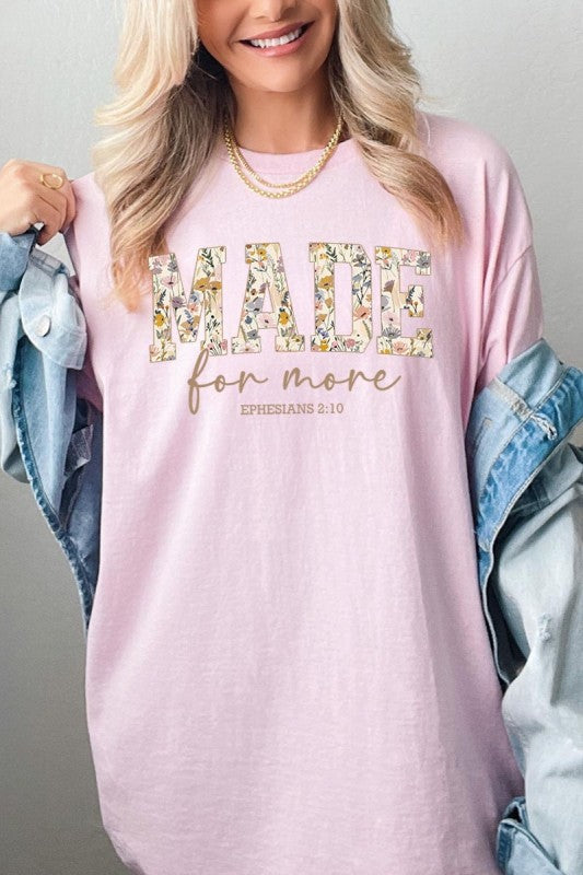 Made for More Faith Graphic Plus Heavy Cotton Tee