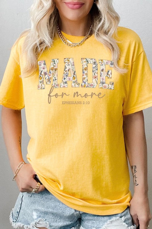 Made for More Faith Graphic Plus Heavy Cotton Tee