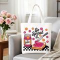 Go Spread It Christian Tote Bag, Cute Gospel Jam and Toast Gift Shopper