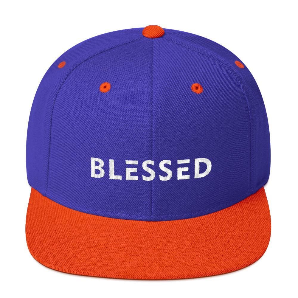 Blessed Flat Brim Snapback Hat