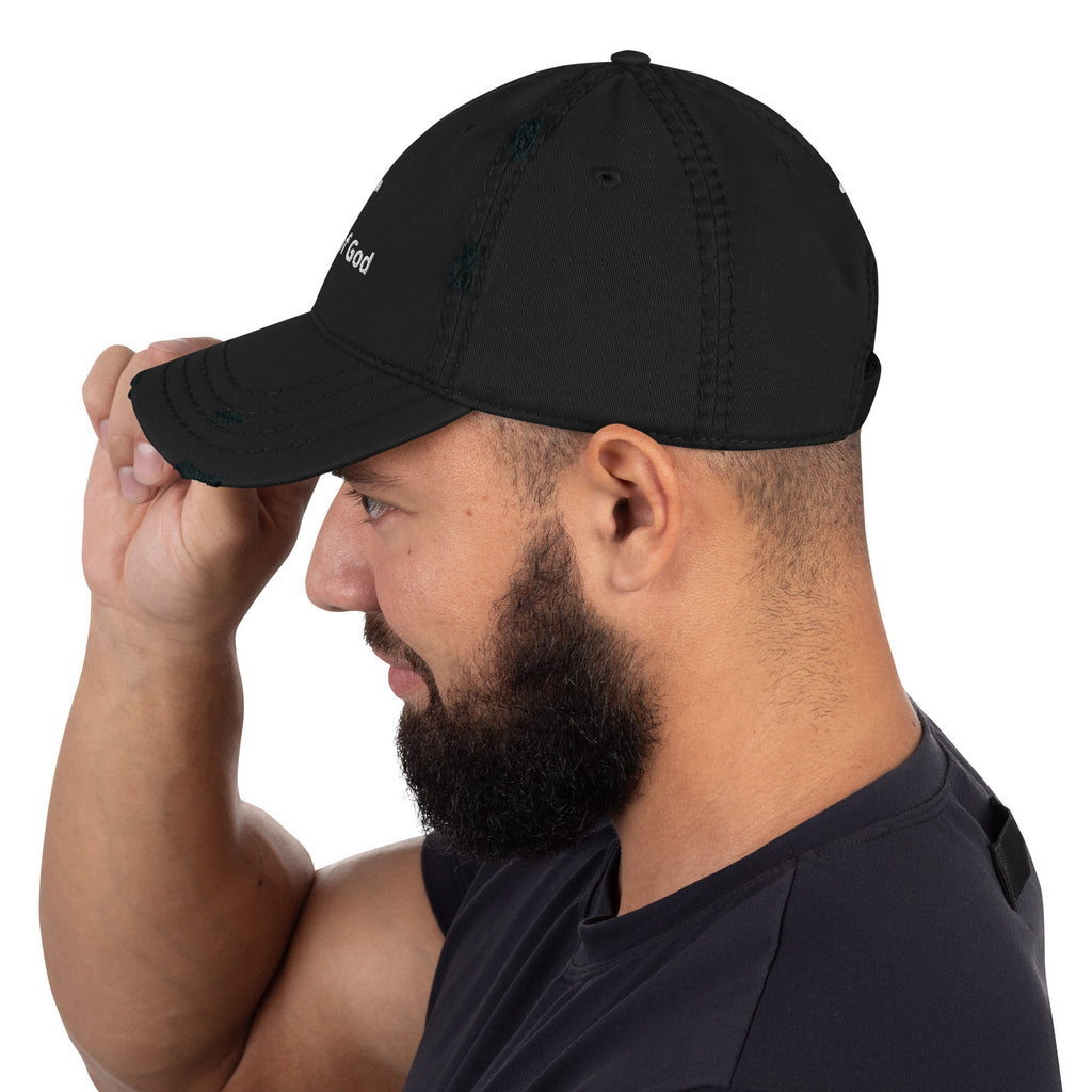 Child of God Distressed Embroidered Dad Hat