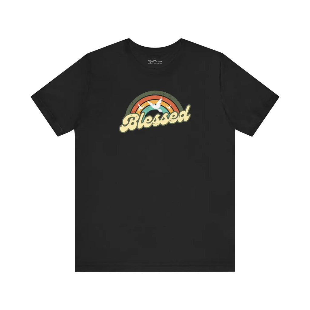 Soft Blessed Christian T-Shirt - Cotton Jersey Tee - Dipaliz