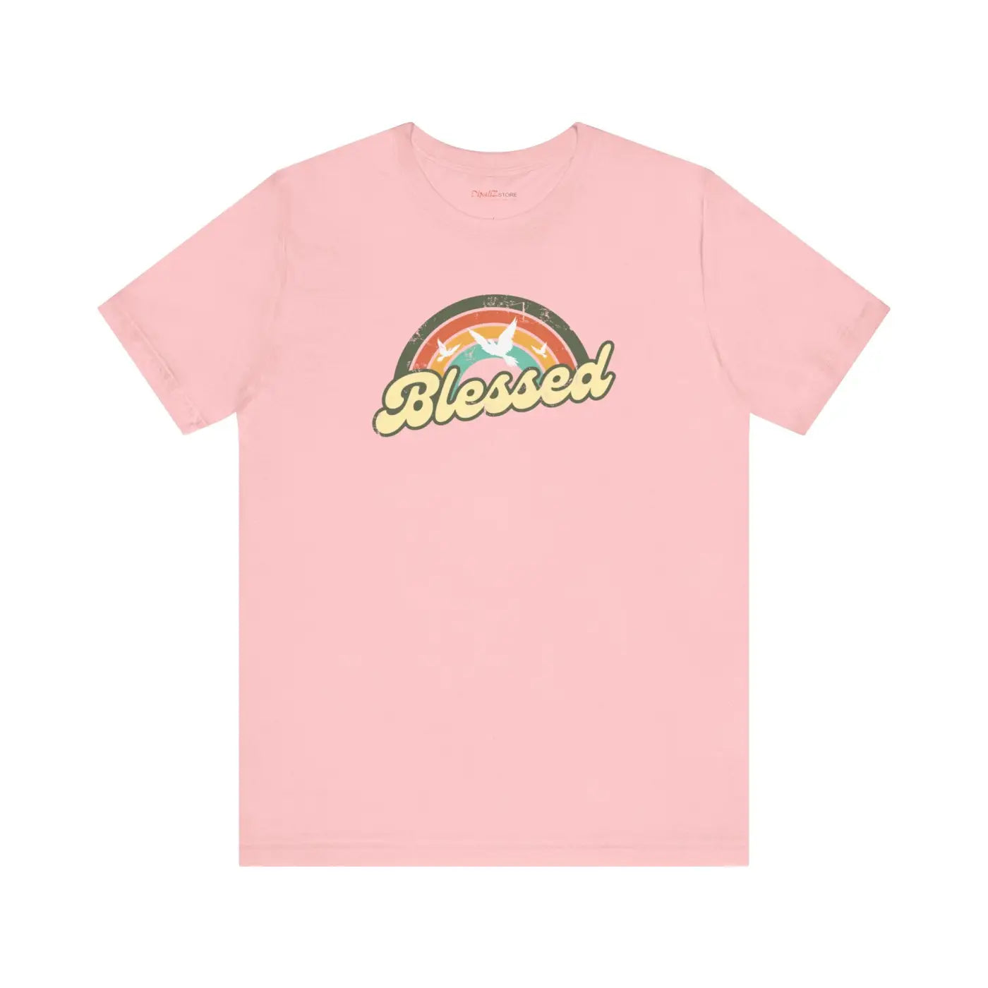 Soft Blessed Christian T-Shirt - Cotton Jersey Tee - Dipaliz