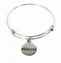 Blessed Bracelet, #Blessed Jewelry, Faith Gift, Christian Jewelry Gift, Christian Bracelet, Religious Bracelet, Spiritual Gift,  Stacking